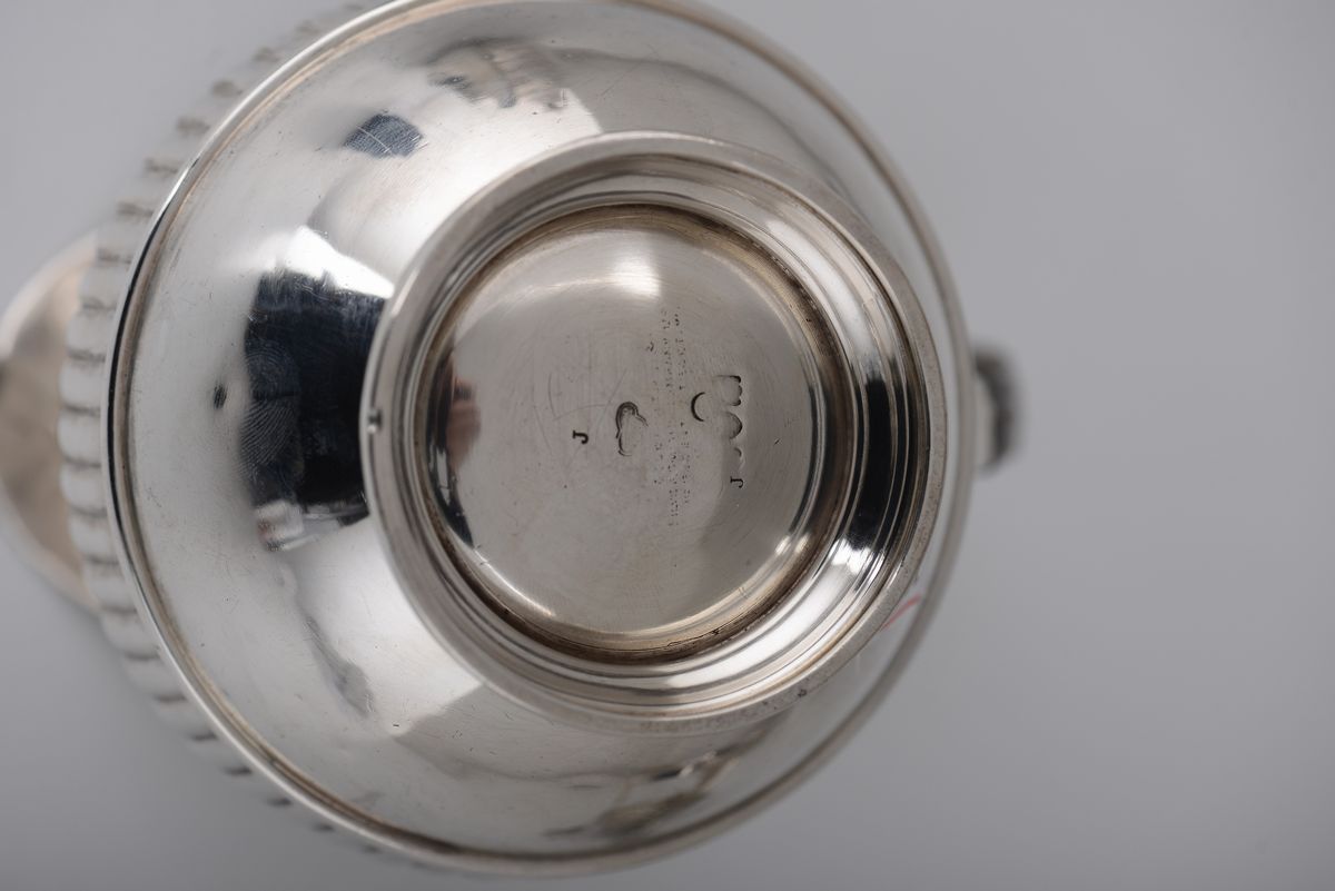 Teiera con Fornelletto in Argento Sterling, Londra (bolli Differenti dal 1898-1899) Fine XIX Seco...