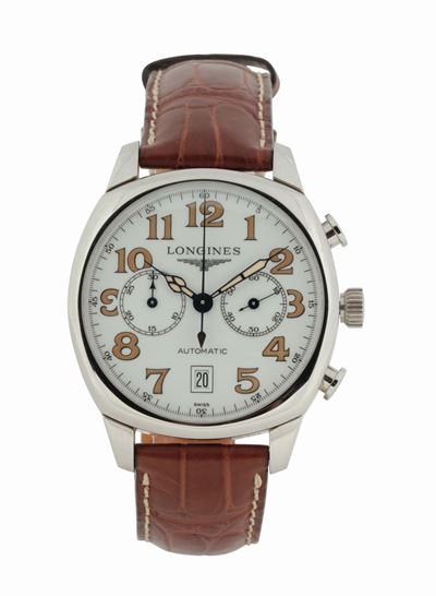 Longines, Spirit Automatic, Ref. L2.705.4, Orologio da Polso, Cronografo, in Acciaio, Automatico ...