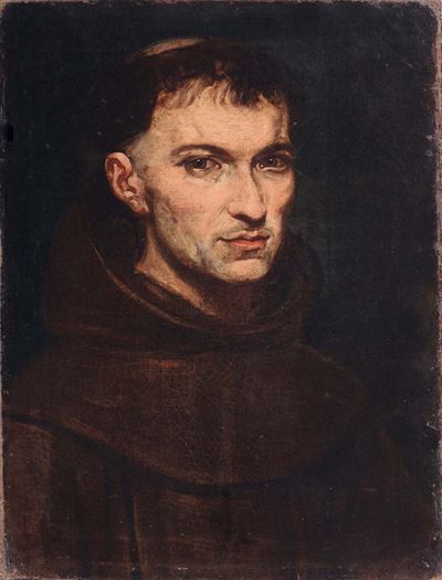 Paolo Borromini (1599-1667), Attribuito Aritratto di Frate