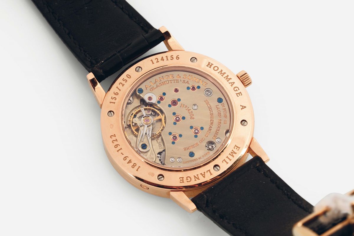 A.lange&sohne, 1815 - Emil Lange Moon Phase , Glashütte I. Sa, Cassa No. 124.156, Orologio da Pol...
