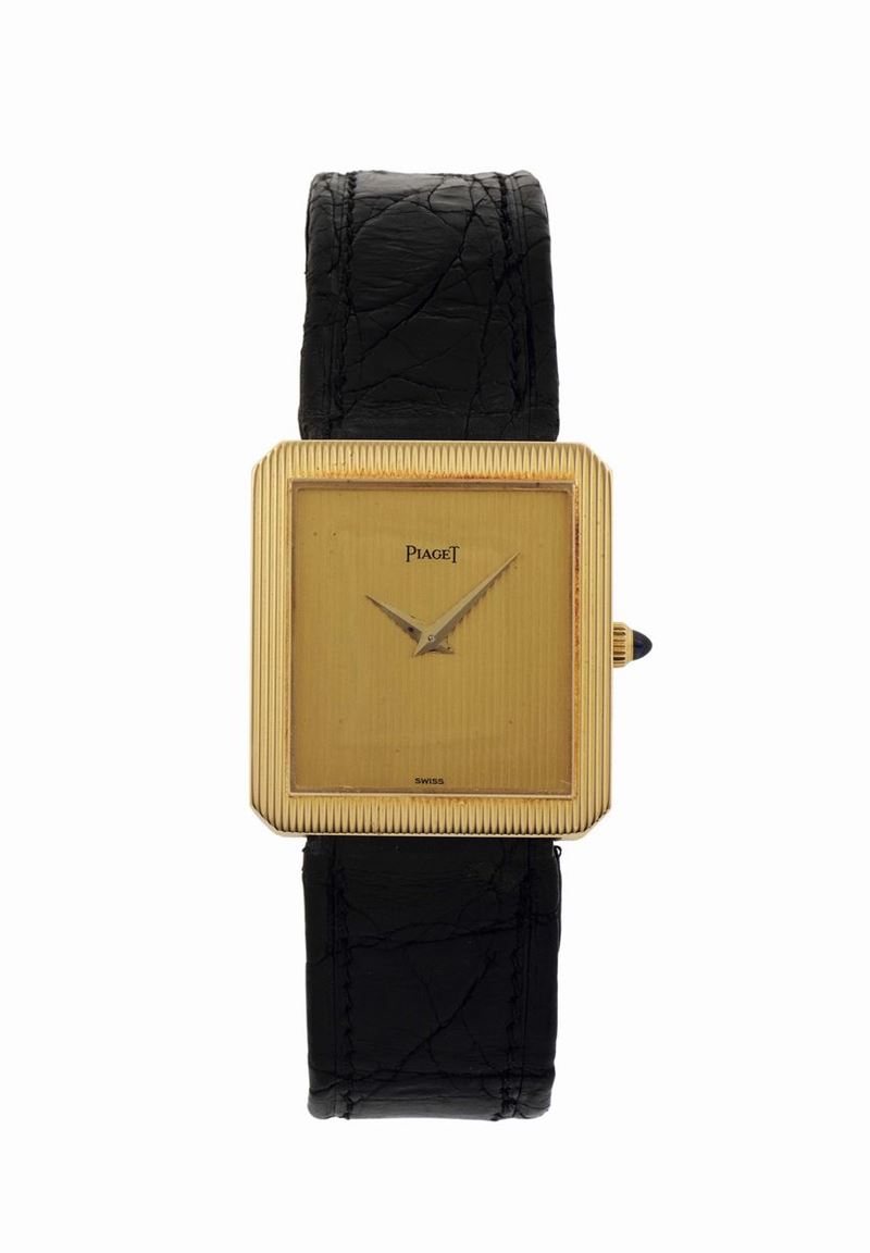 PIAGET, REF.9154, orologio da polso, in oro giallo 18K con fibbia originale in oro. Realizzato nel 1970 circa  - Asta Orologi da Polso e da Tasca - Cambi Casa d'Aste