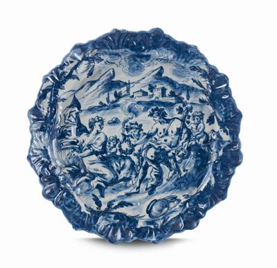 Grande Piatto da Parata Savona XVII Secolo