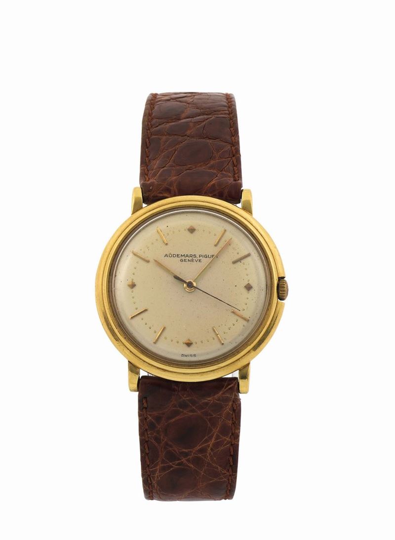 AUDEMARS PIGUET, Geneve, orologio da polso, in oro giallo 18K. Realizzato nel 1960 circa  - Asta Orologi da Polso e da Tasca - Cambi Casa d'Aste