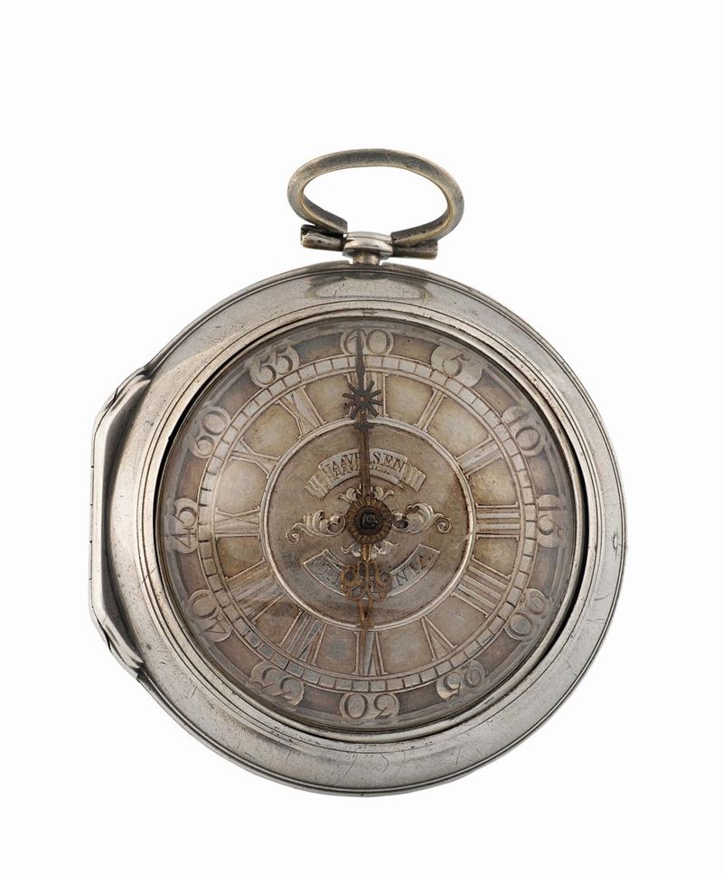 HALVER HAAVELSEN CHRISTIANIA, silver pocket watch. Made circa 1700  - Auction Watches and Pocket Watches - Cambi Casa d'Aste