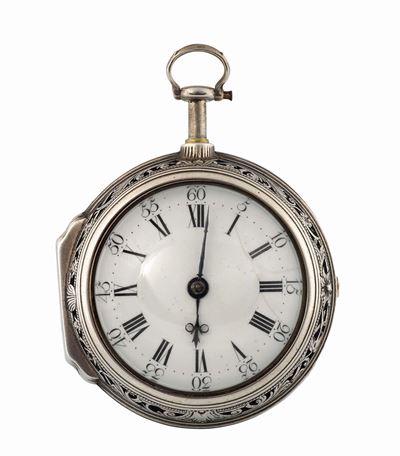 Thomas Wagstaffe, London, Orologio da Tasca in Argento con Ripetione Ore e Quarti. Realizzato nel...