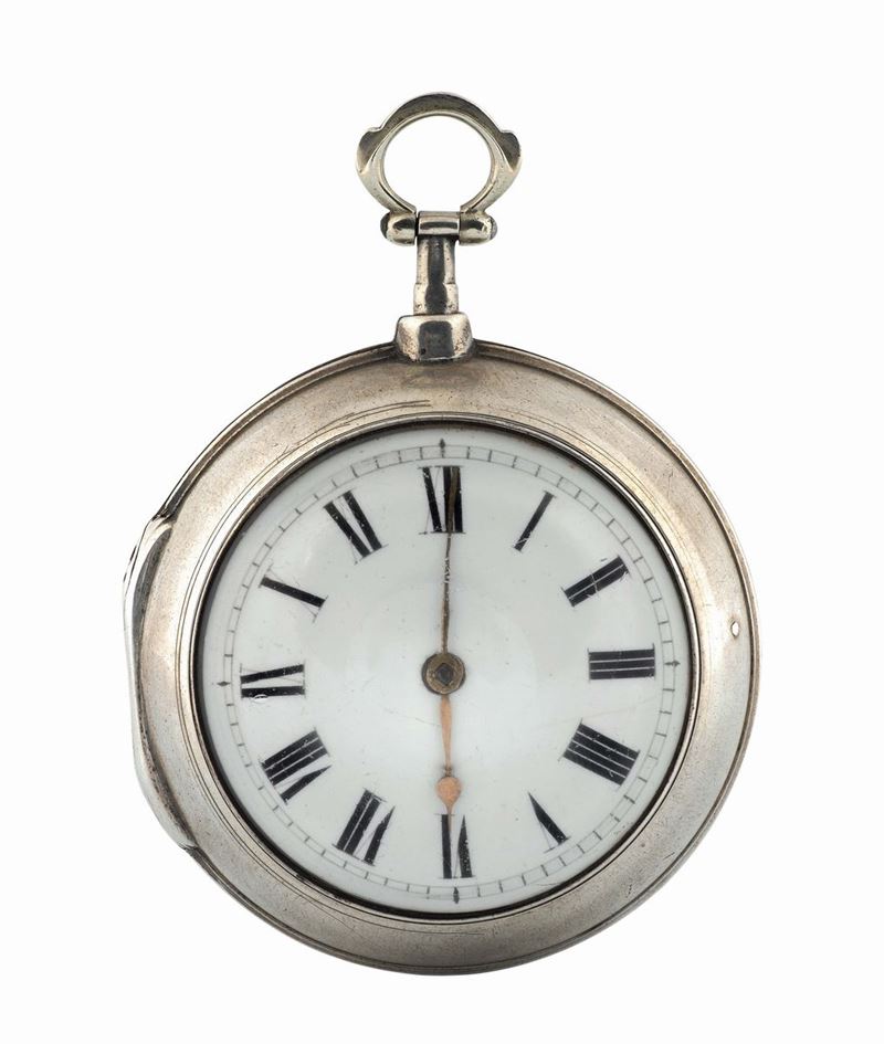 GRAMGER, London, orologio da tasca, in argento. Realizzato nel tardo 1700  - Asta Orologi da Polso e da Tasca - Cambi Casa d'Aste
