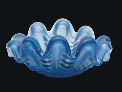 Ercole Barovier Barovier & Toso, Murano, 1942 Ca Coppa a Grosse Costolature