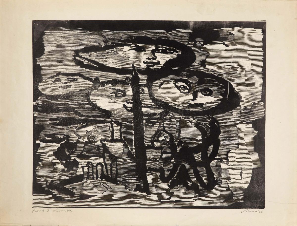 Mino Maccari (1898-1989)senza Titolo