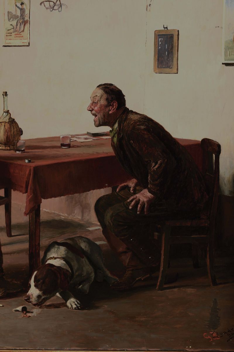 Giovanni Battista Quadrone (1844-1898)la Pipa Rotta