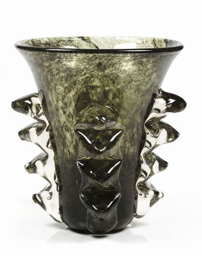 Ercole Barovier Ferro Toso Barovier, Murano, 1935 Ca Vaso Serie Crepuscolo