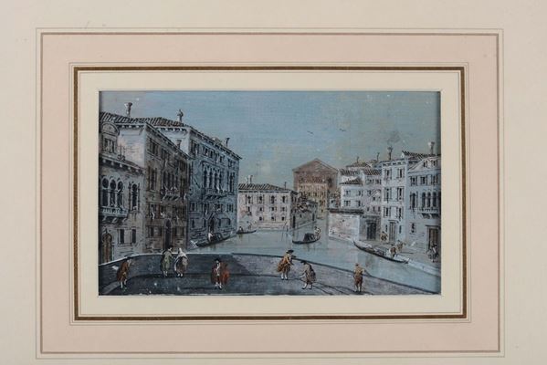 Giacomo Guardi (1764-1835) Veduta del canal Grande