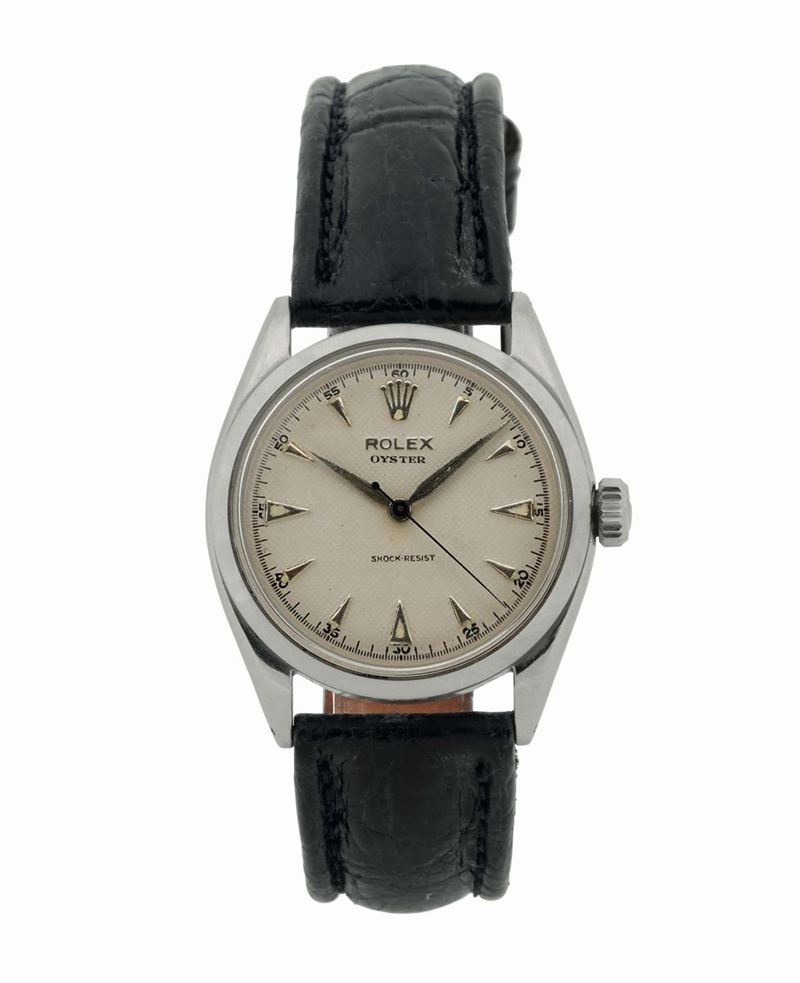 ROLEX, Oster, orologio da polso, automatico, in acciaio, impermeabile con fibbia originale  Rolex, Realizzato nel 1950 circa  - Asta Orologi da Polso e da Tasca - Cambi Casa d'Aste