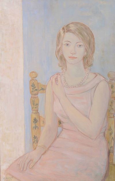 Oscar Saccorotti (1898-1986)ritratto della Moglie