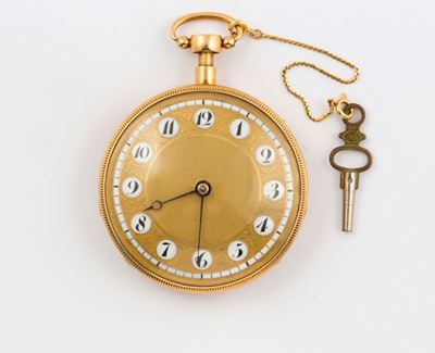 Bourquin, a Paris, No. 251, Orologio da Tasca, in Oro Giallo 18k con Ripetizione dei Quarti e Sma...