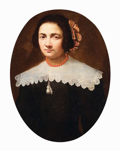 Pier Francesco Cittadini (bologna 1616-1681)ritratto Femminile