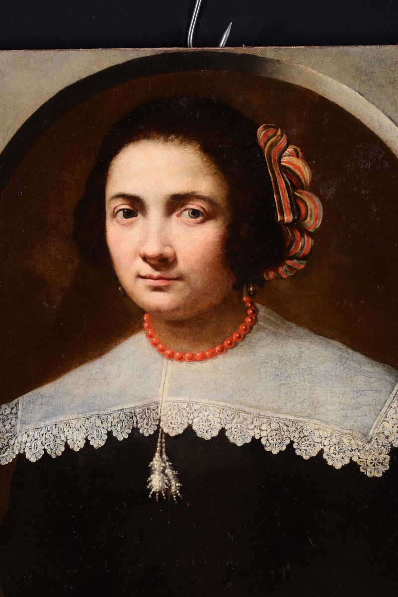 Pier Francesco Cittadini (bologna 1616-1681)ritratto Femminile