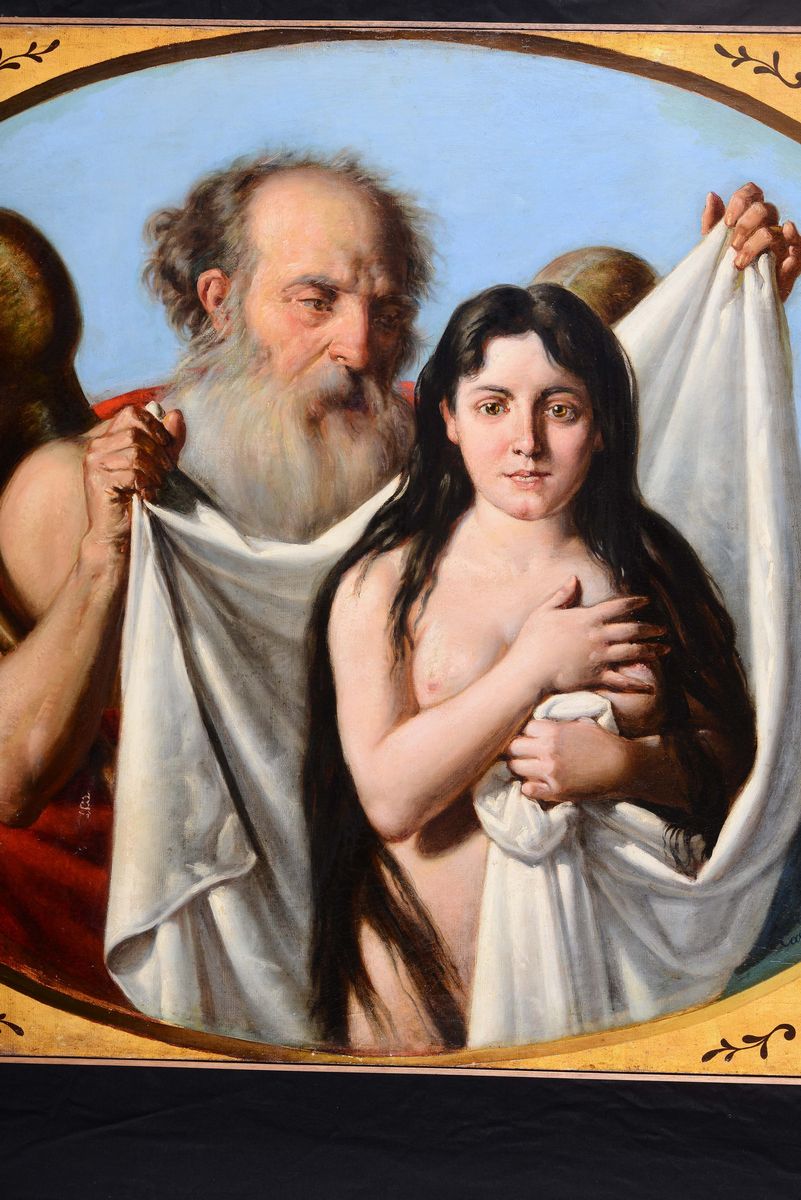 Tommaso De Vivo (napoli 1787-1884)la Possa del Tempo Scopre la Verità la Verità Strappa la Lingua...