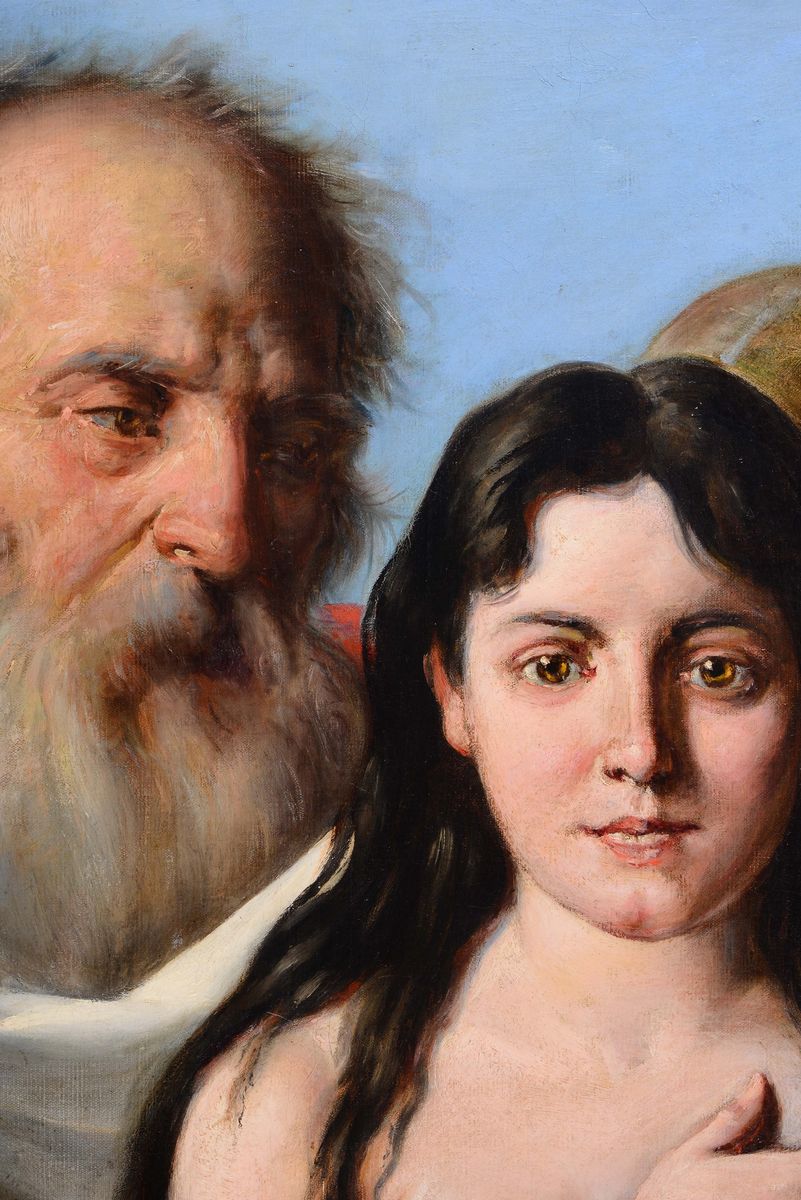 Tommaso De Vivo (napoli 1787-1884)la Possa del Tempo Scopre la Verità la Verità Strappa la Lingua...