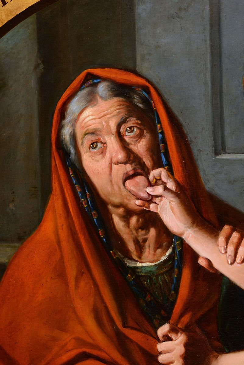 Tommaso De Vivo (napoli 1787-1884)la Possa del Tempo Scopre la Verità la Verità Strappa la Lingua...