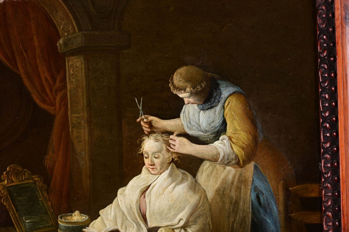 Giorgio Giacoboni (piacenza 1716 - Venezia 1777)la Parruchiera