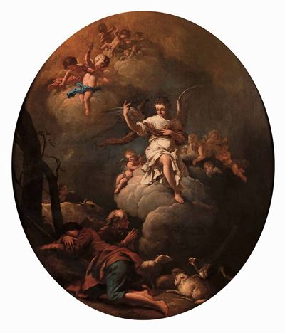 Christian Wilhelm Ernst Dietrich (1712-1774)il Sogno di Giacobbe