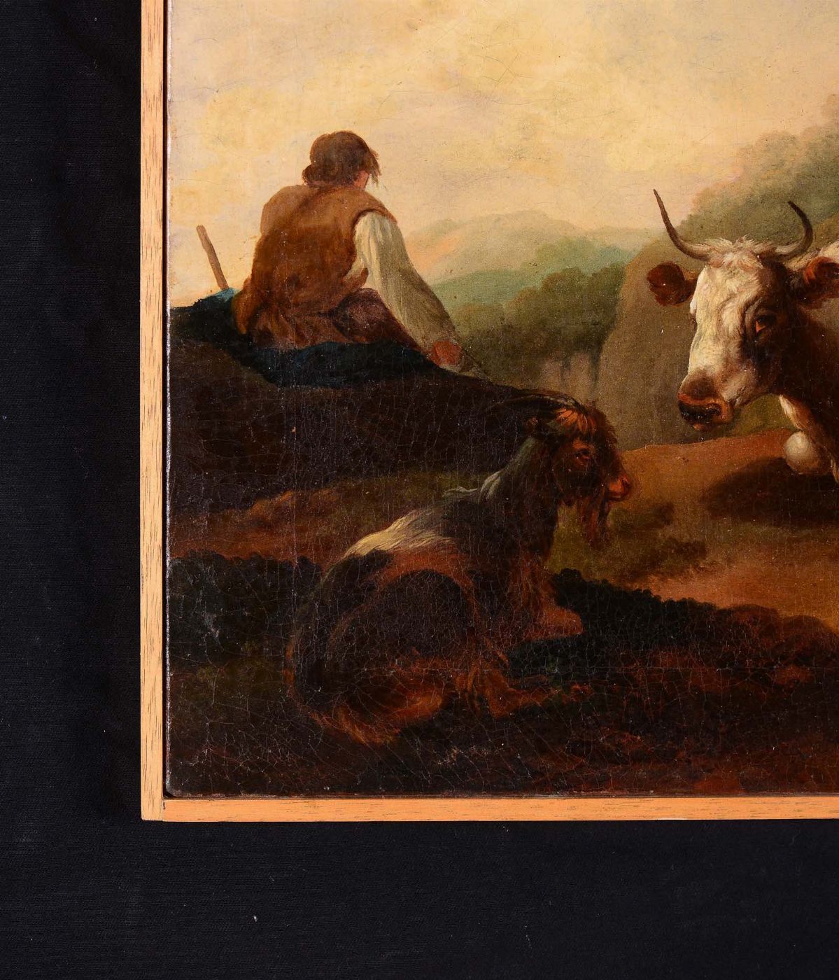 Scuola Romana del XVIII Secolopaesaggio con Pastore ed Armenti Paesaggio con Pastore ed Armenti