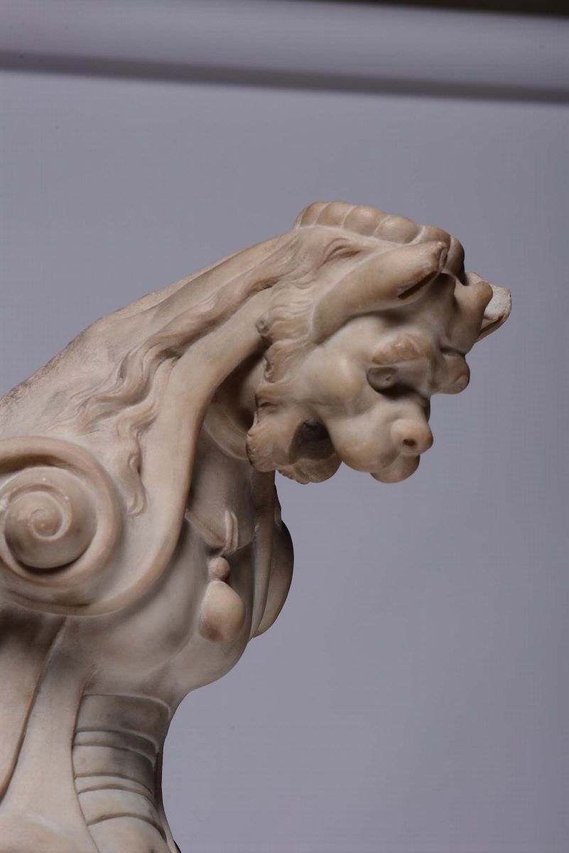 Scultore Fiorentino, XVIII-XIX Secoloporta Stendardo in Forma di Diavolo (”diavolino”)
