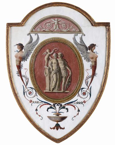Jean Simeon Rousseau De la Rottière (1747–1820), Attribuito Aallegorie delle Arti
