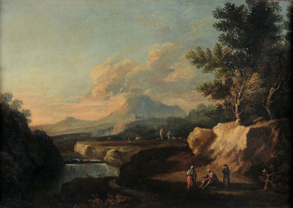 Giuseppe Zais (Forno di Canale 1709 - Treviso 1784) Paesaggio