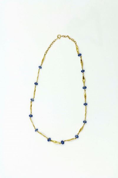 Collana in Oro con Zaffiri