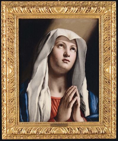 Giovan Battista Salvi Detto il Sassoferrato (sassoferrato 1609 - Roma 1685)madonna Orante