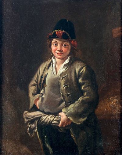 Pietro Longhi (venezia 1702-1785), Attribuito Aritratto di Fanciullo