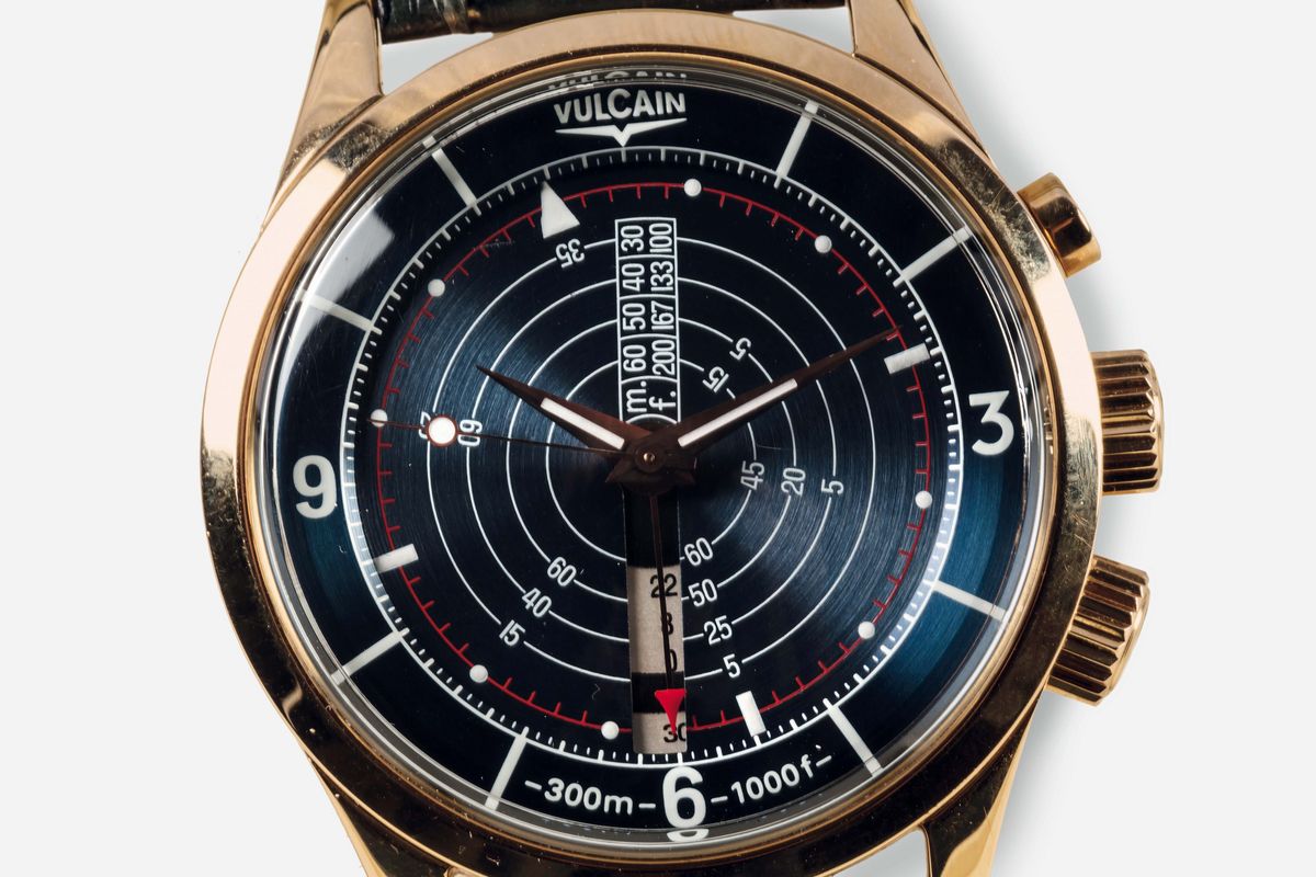 Vulcain, Cricket Nautical, Ref. 100507.026, Orologio da Polso, in Oro Giallo 18k con Funzione di ...