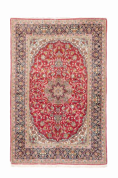 Tappeto Persiano Isfahan Meta XX Secolo