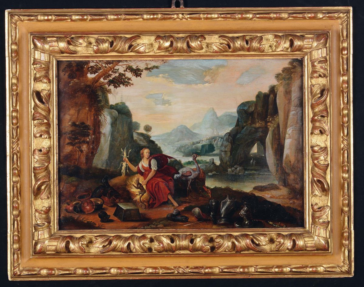 Scuola Fiamminga del XVII Secoloscena Mitologica