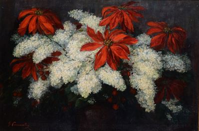 Anonimo del XX Secolonatura Morta di Fiori
