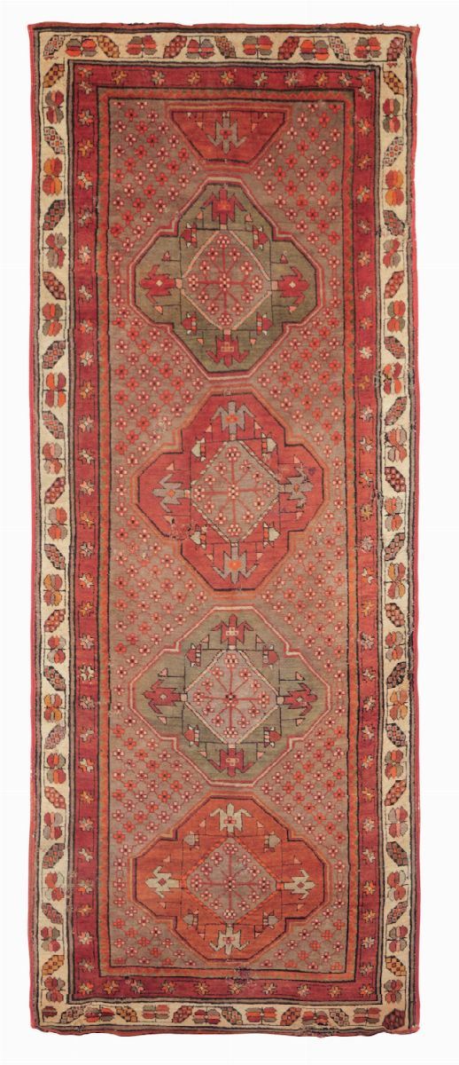 A Caucasus runner, early 20th century.  - Auction Fine Carpets - Cambi Casa d'Aste