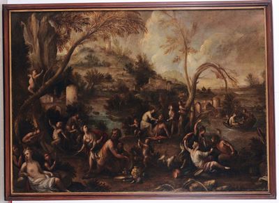Joseph Heintz il Giovane (augusta, 1600 Circa – Venezia, 1678), Attribuito Abaccanale