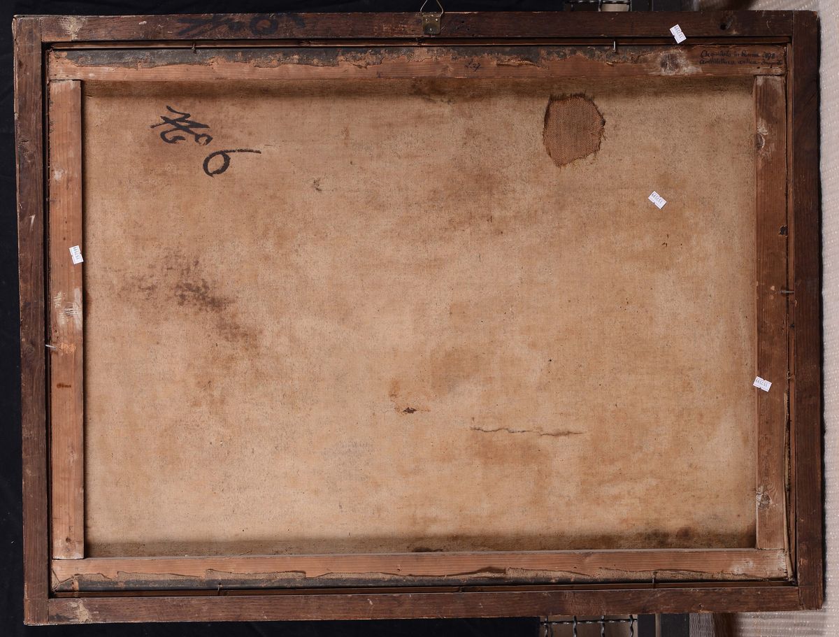 Scuola Romana del XVII/XVIII Secolovedute Architettoniche con Figure