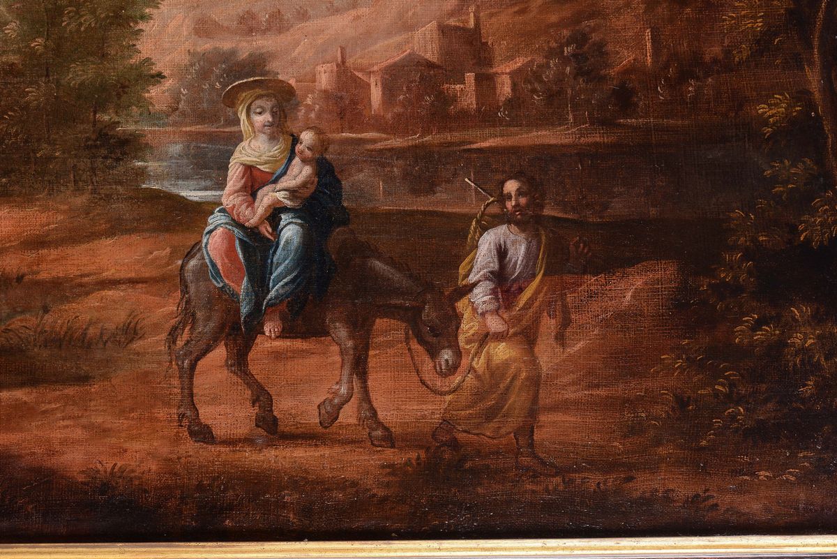 Scuola Romana del XVIII Secolofuga in Egitto