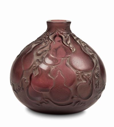 René Lalique (1860-1945), Franciavaso “courges”, Modello Creato nel 1914