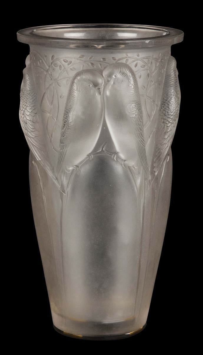 René Lalique (1860-1945), Francia Vaso “Ceylan”, modello creato nel 1924  - Asta Arti Decorative del XX secolo - Cambi Casa d'Aste