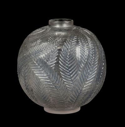 René Lalique (1860-1945), Franciavaso “palmes”, Modello Creato nel 1923