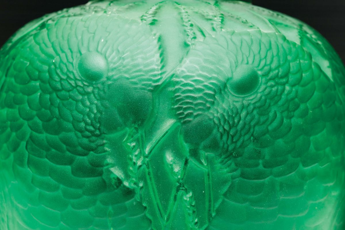 René Lalique (1860-1945), Franciavaso “alicante”, Modello Creato nel 1927