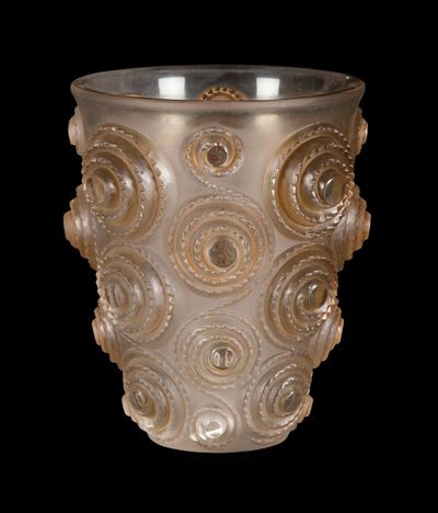 René Lalique (1860-1945), Franciavaso “spirales”, Modello Creato nel 1930