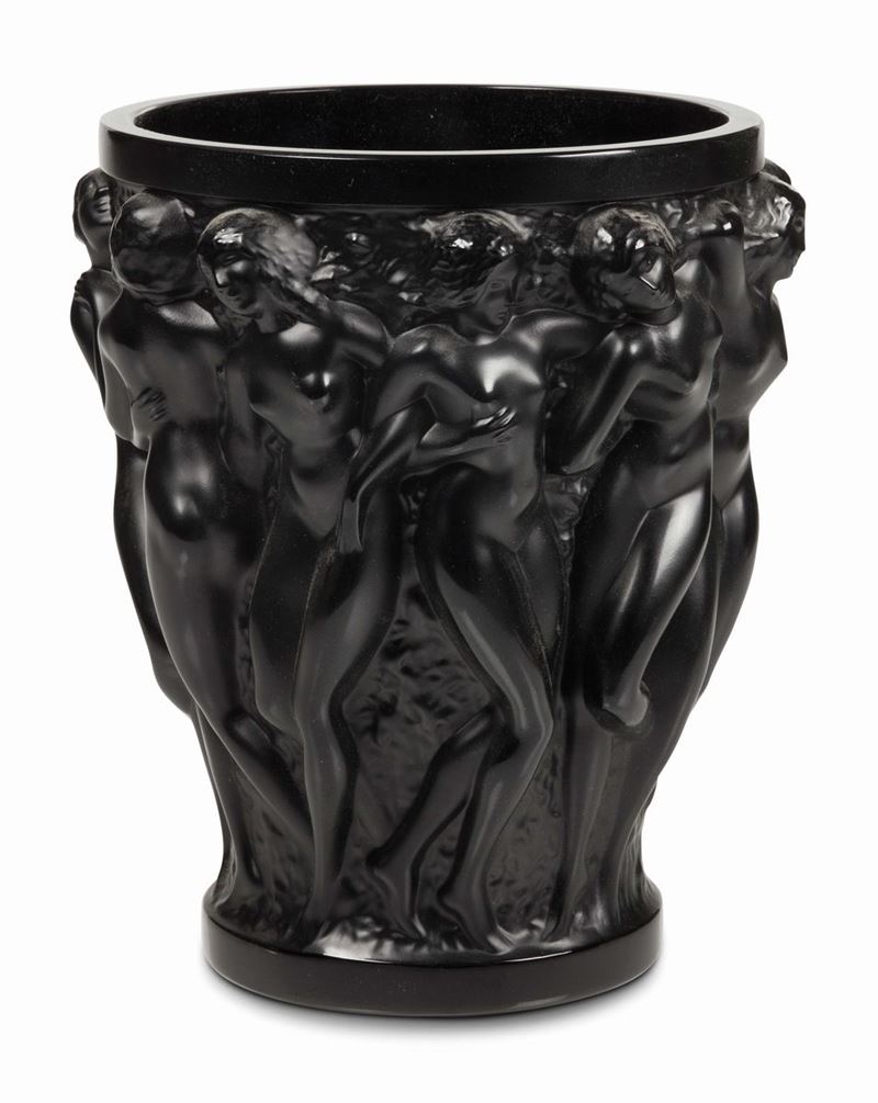 René Lalique (1860-1945), Francia Vaso “Bacchantes”  - Asta Arti Decorative del XX secolo - Cambi Casa d'Aste
