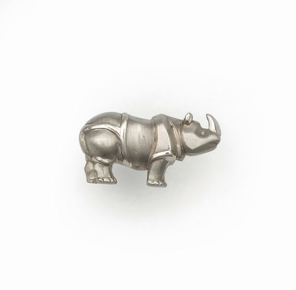 Cartier. Spilla “rinoceronte”