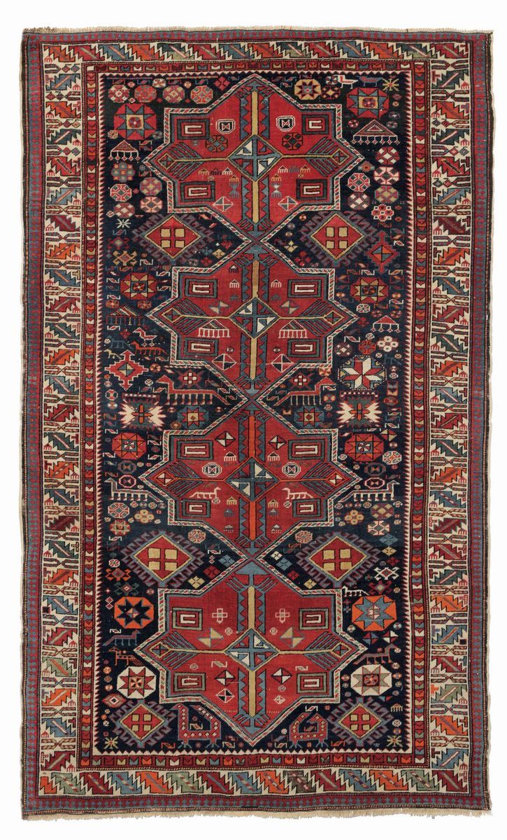 A Shirvan Akstafa rug, west Caucasus, early 20th century. Good condition.  - Auction Fine Carpets - Cambi Casa d'Aste
