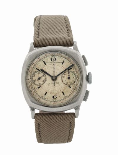 Universal Watch, Compur, Cassa No. 564594, Orologio da Polso, Militare, Cronografo. Realizzato Ci...