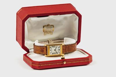 Cartier, Duoplan Bec D'aigle, Raro e Raffinato, Orologio da Polso, in Oro Giallo 18k con Chiusura...